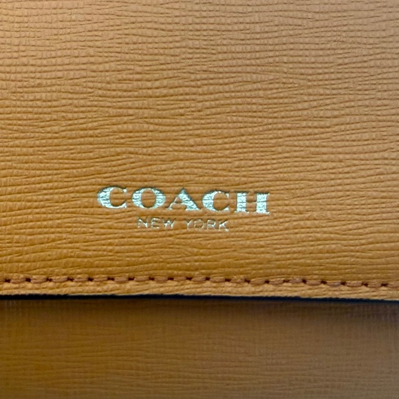 Coach Mini Bag Wallet on Chain Phone Holder - Brand New - Orange - Picture 2 of 12